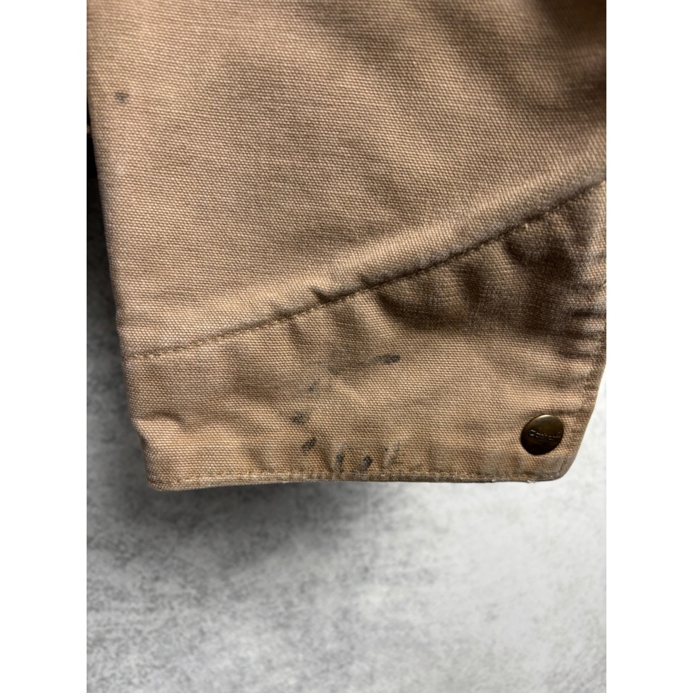 VTG Carhartt J97SDL Detroit Jacket Men's Tan Brown Blanket Lined Canvas Size XXL - Picture 8 of 14
